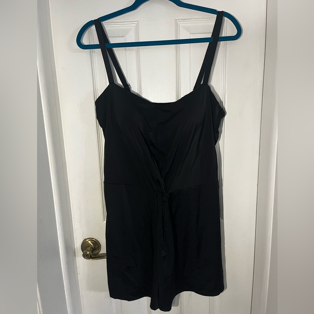 JANTZEN classic black swim dress bathing suit